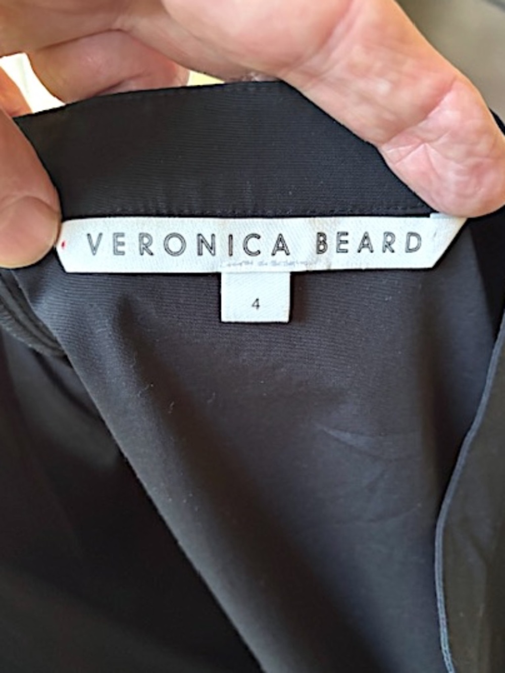 $448 VERONICA BEARD "Molly" Shirt Dress in Stretch Cotton EUC/sz 4 - Picture 15 of 16